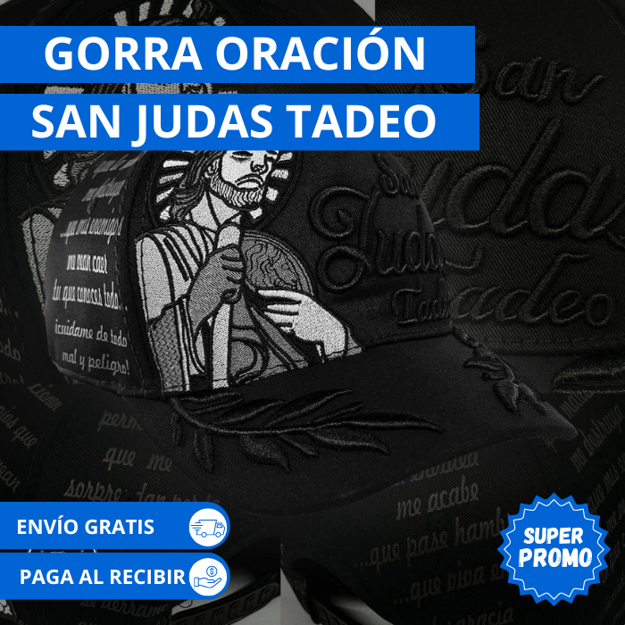 Gorra San Judas Tadeo Oracion