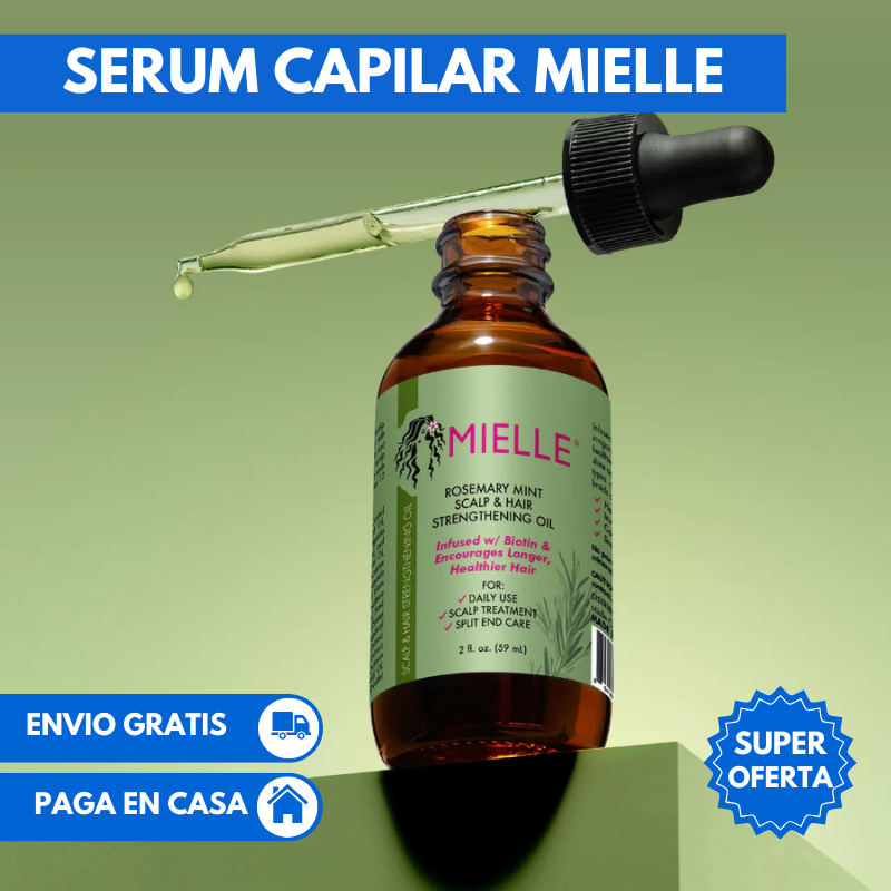 Serum Capilar Mielle (Crecimiento, Brillo y Fuerza en Cada Gota)