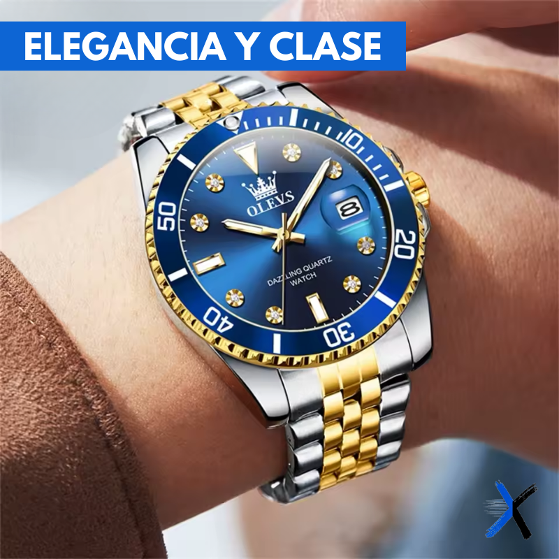 Reloj Alta Gama Olevs Deluxe - (acabados profesionales)