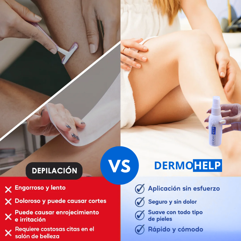 Spray de Depilación Permanente Natural - ( DERMOHELP )