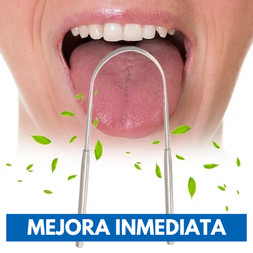 Raspador De Lengua (TongueCleaner®) - Mejora tu aliento inmediatamente