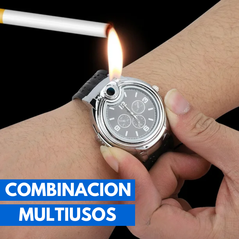 Reloj Encendedor De Lujo (Uso 2 en 1)