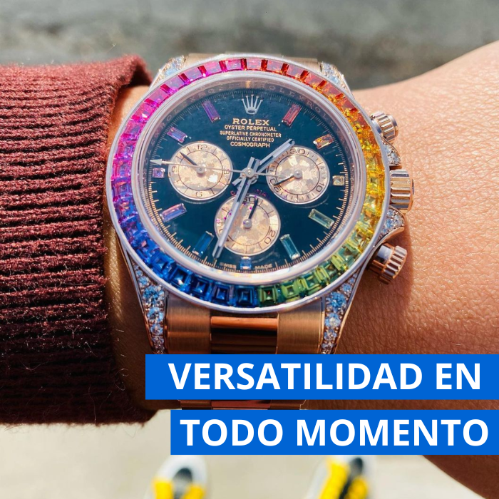 Reloj Daytona Arcoiris - Calidad Certificada