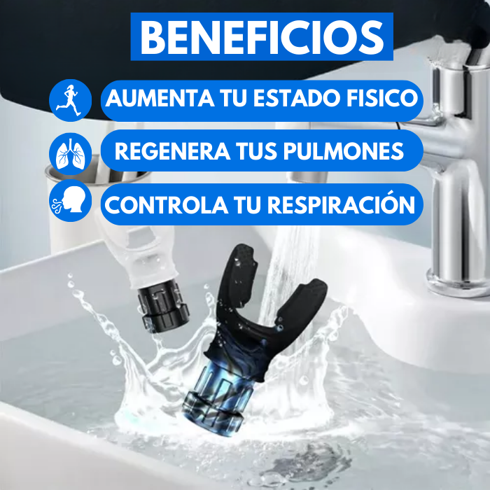 Entrenador De Pulmones - Mejora tu Estado Físico + Guía de uso
