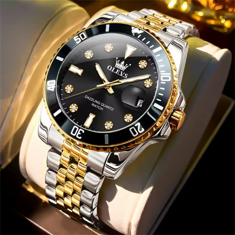Reloj Alta Gama Olevs Deluxe - (acabados profesionales)