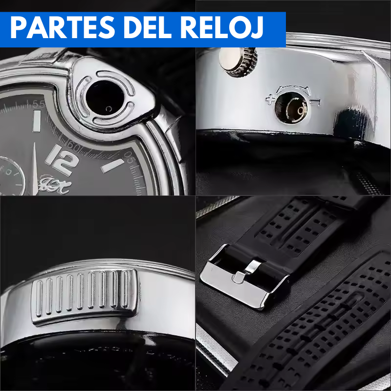 Reloj Encendedor De Lujo (Uso 2 en 1)