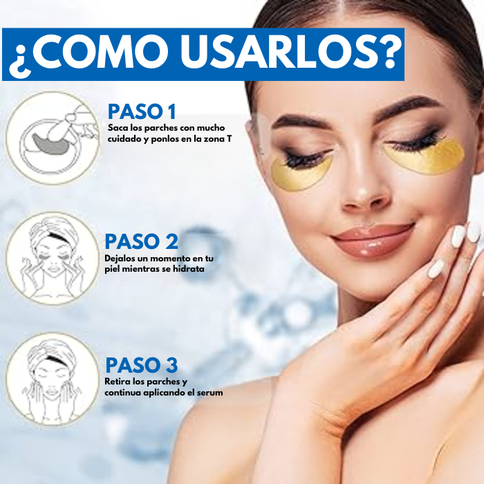 ( Serum BIOAQUA + 3 parches de colágeno ) - Pestañas grandes y fuertes en tan solo 1 semana