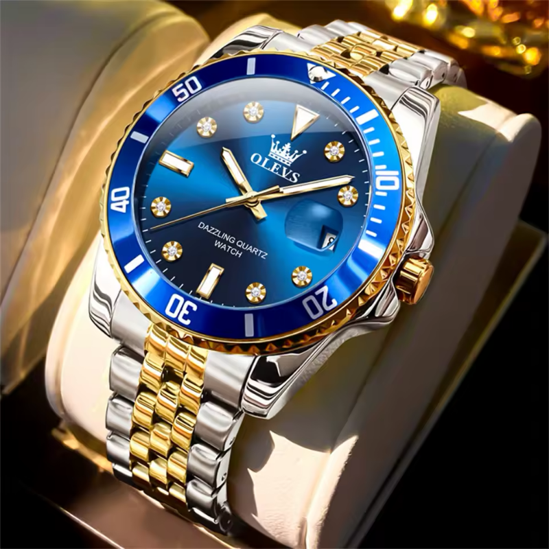 Reloj Alta Gama Olevs Deluxe - (acabados profesionales)