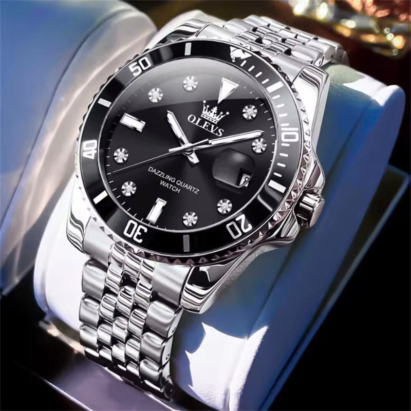 Reloj Alta Gama Olevs Deluxe - (acabados profesionales)