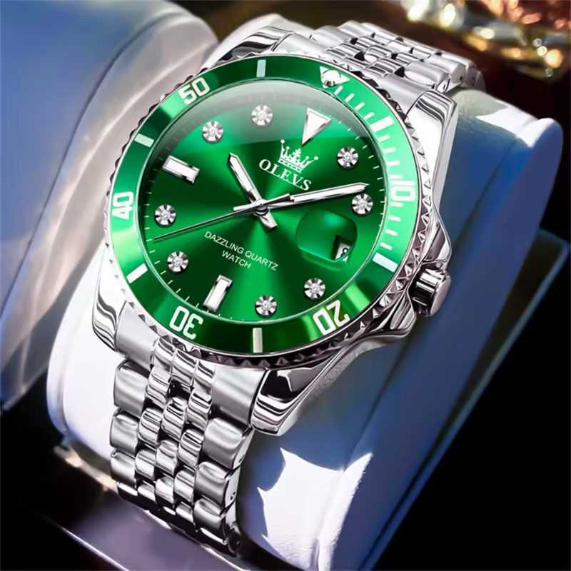 Reloj Alta Gama Olevs Deluxe - (acabados profesionales)