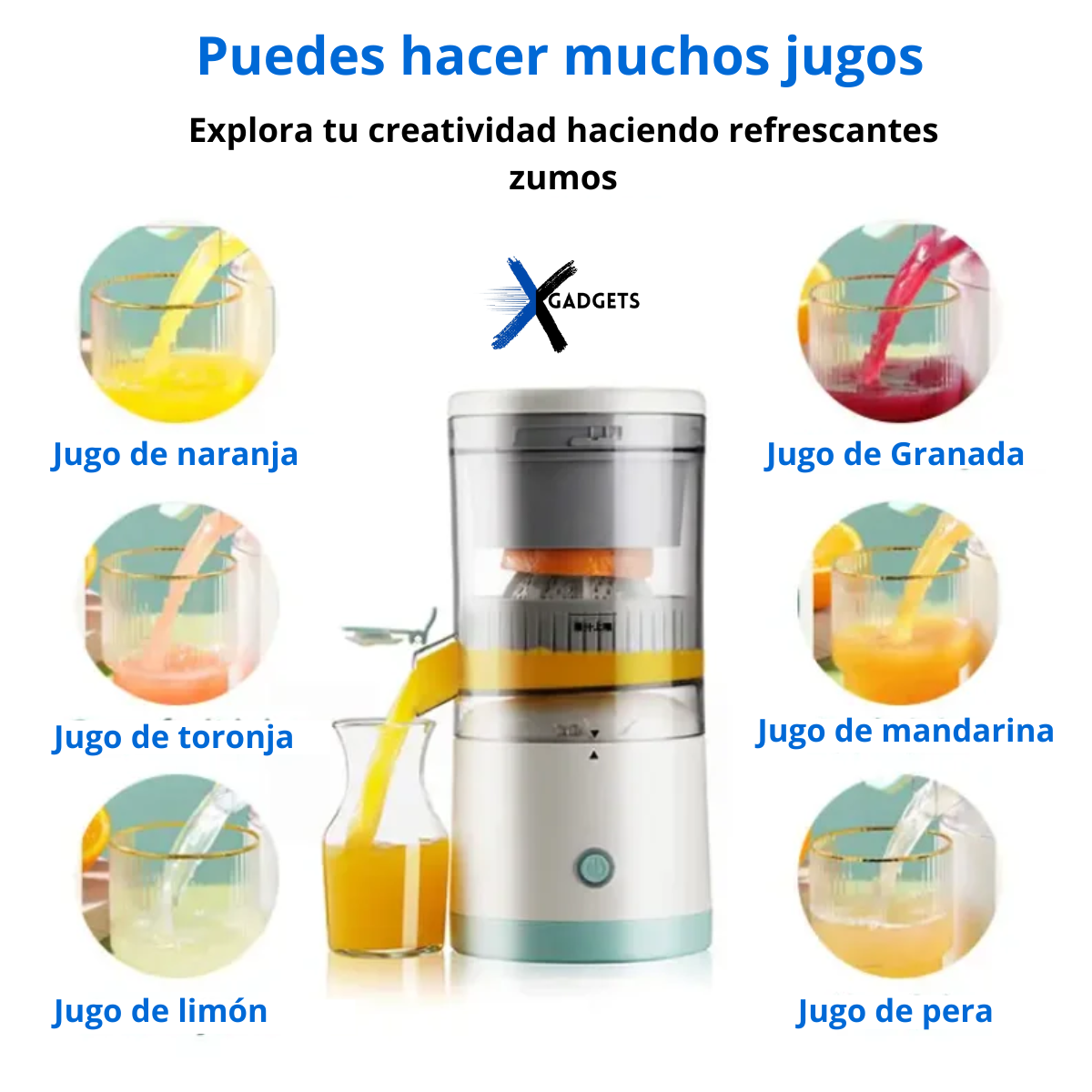 EXPRIMIDOR ELECTRICO RECARGABLE®