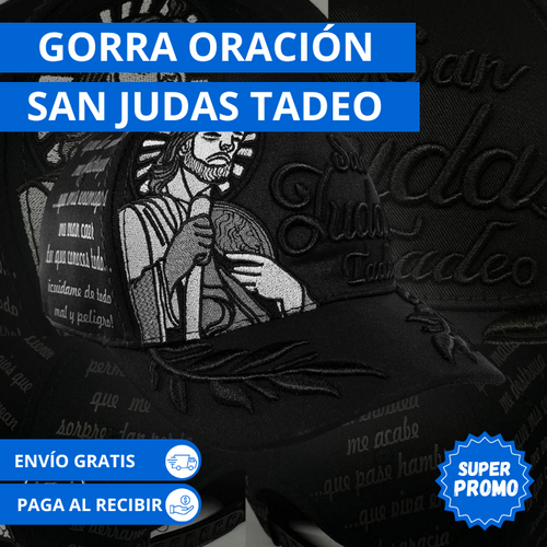 Gorra San Judas Tadeo Oracion