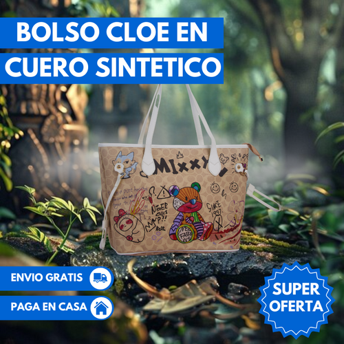 Bolso Cloe en cuero sintético + Marca de diseñador exclusivo colombiano