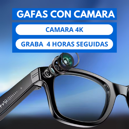 Gafas con camara 4K POV + Estuche Protector
